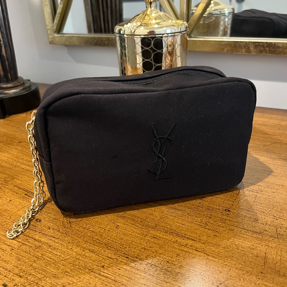 YSL Cosmetic Bag/Wristlet  NEW - Picture 4 of 13